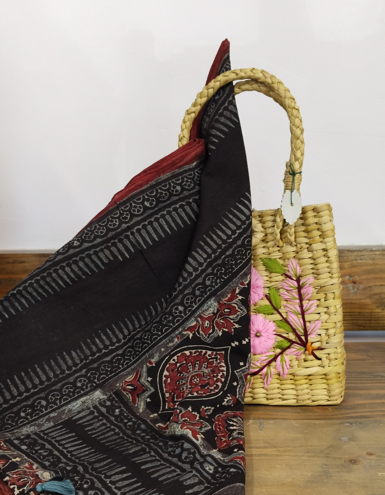 Ajakh Print Cotton Stole