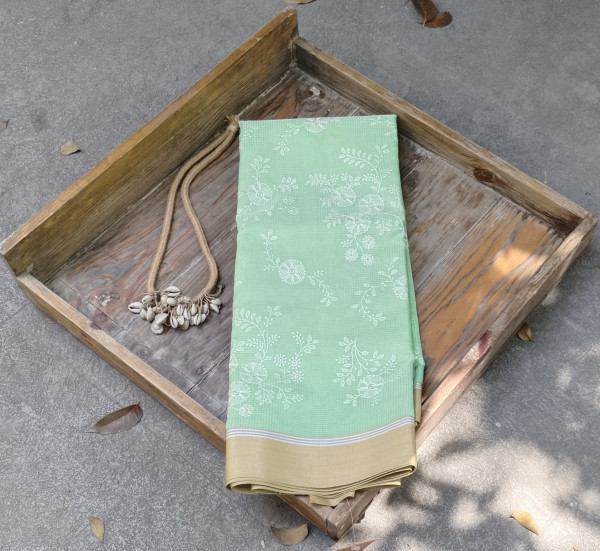 Embroidery Kota Cotton Saree