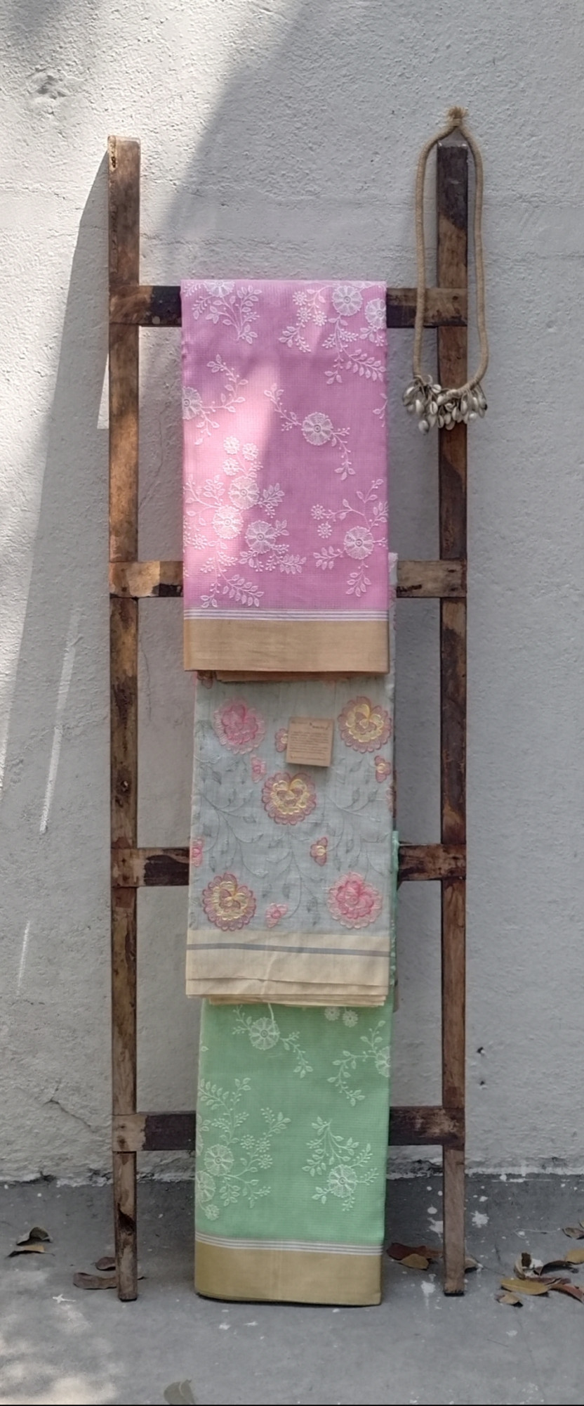 Floral Embroidery Kota Cotton