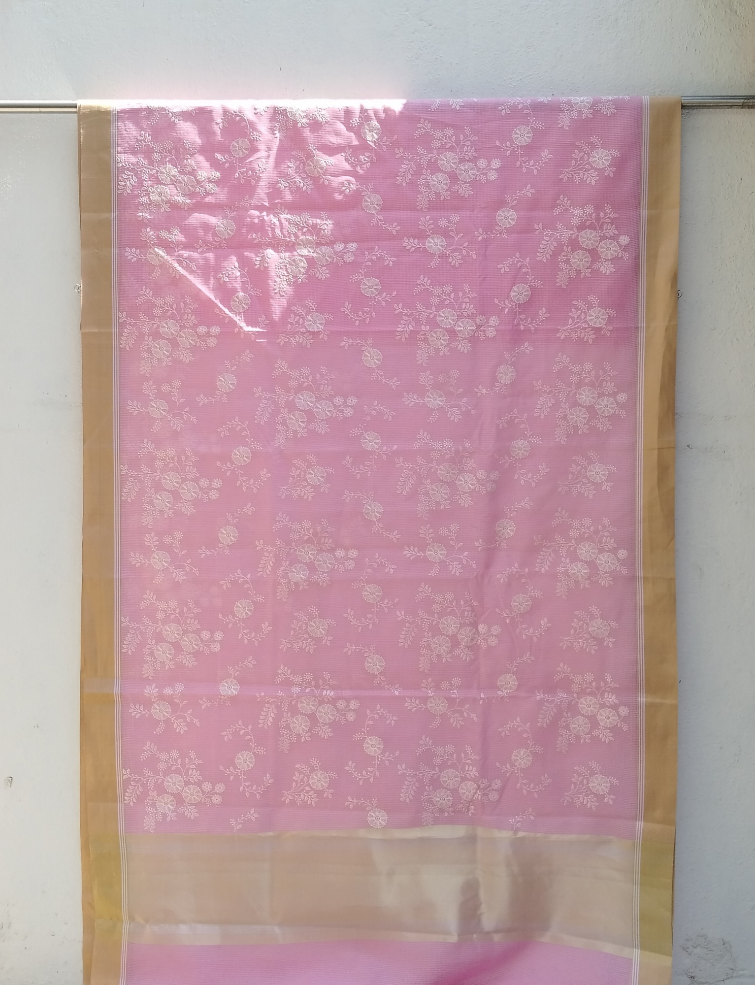 Embroidery Kota Cotton Saree