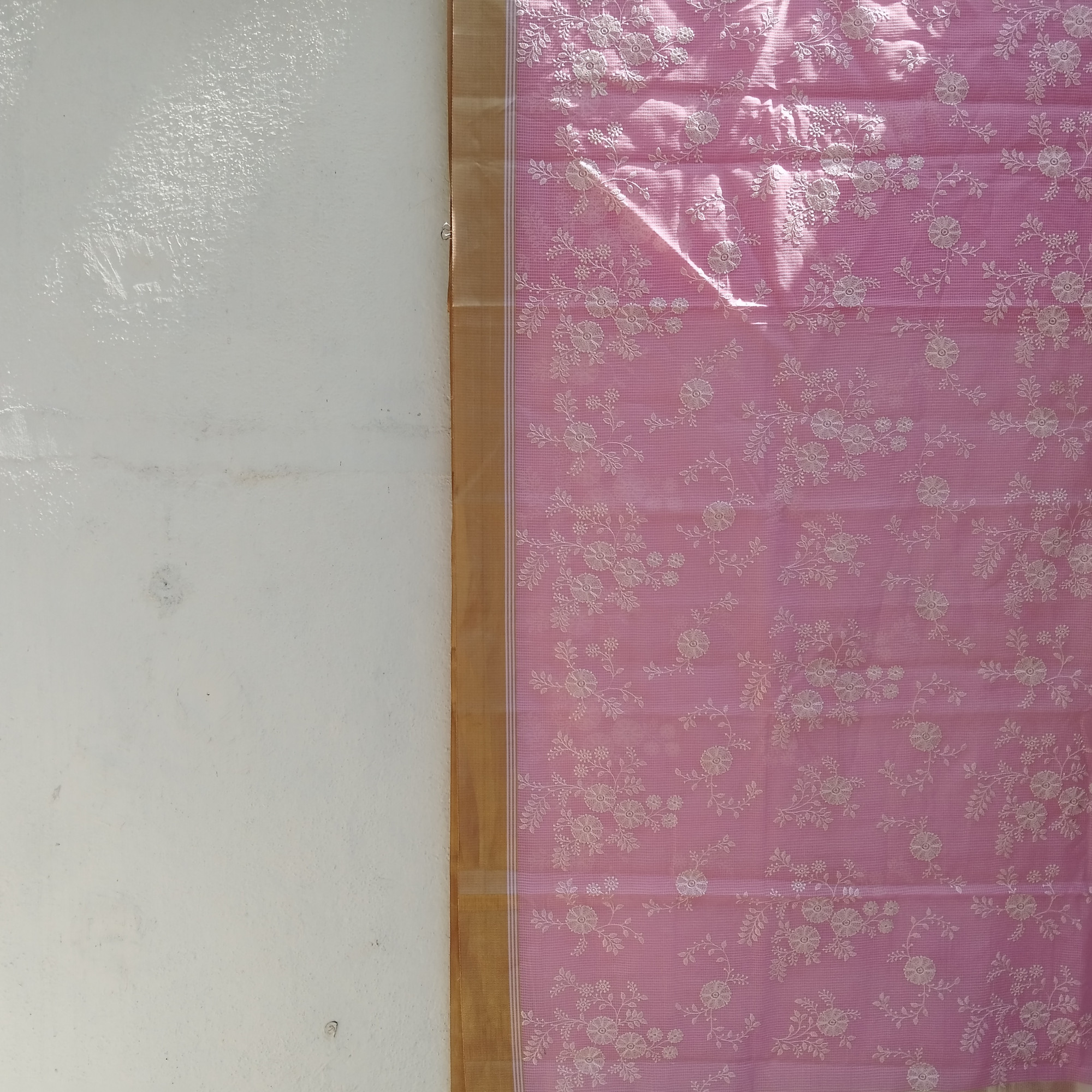 Embroidery Kota Cotton Saree