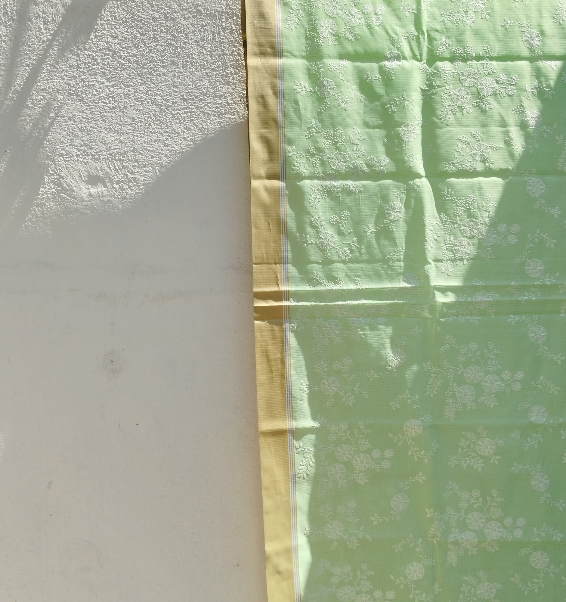 Embroidery Kota Cotton Saree