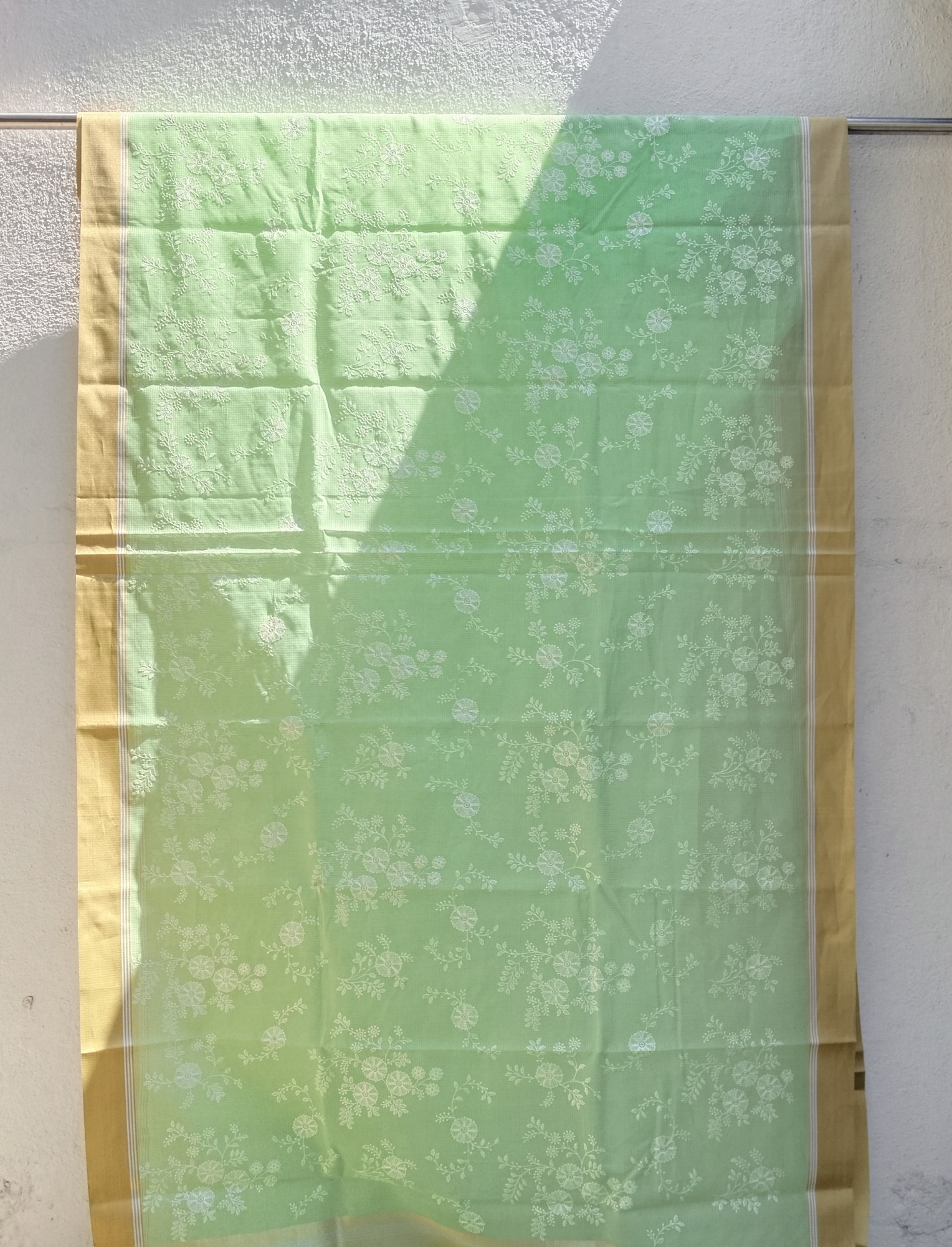 Embroidery Kota Cotton Saree