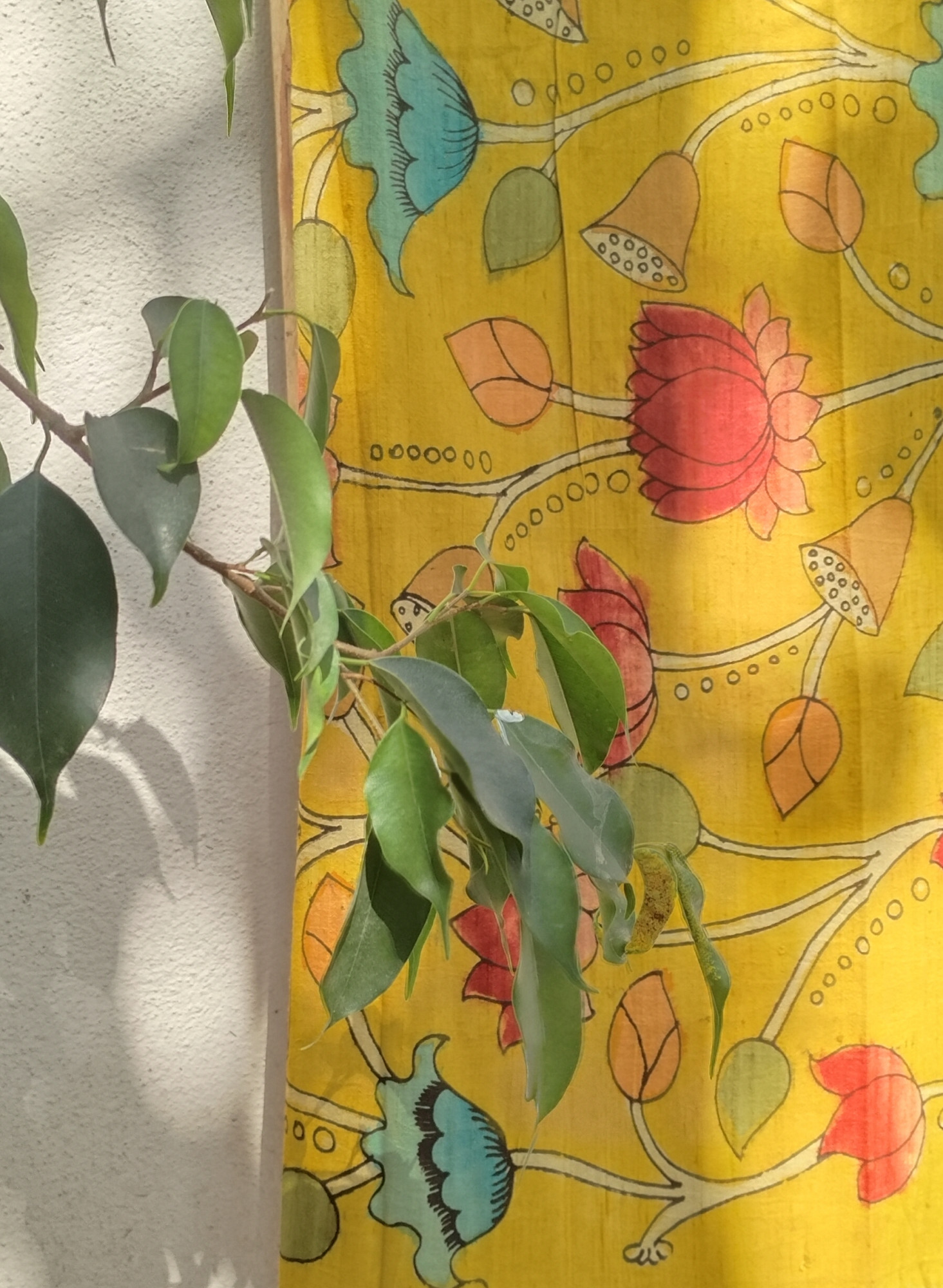 Kalamkari Silk Fabric