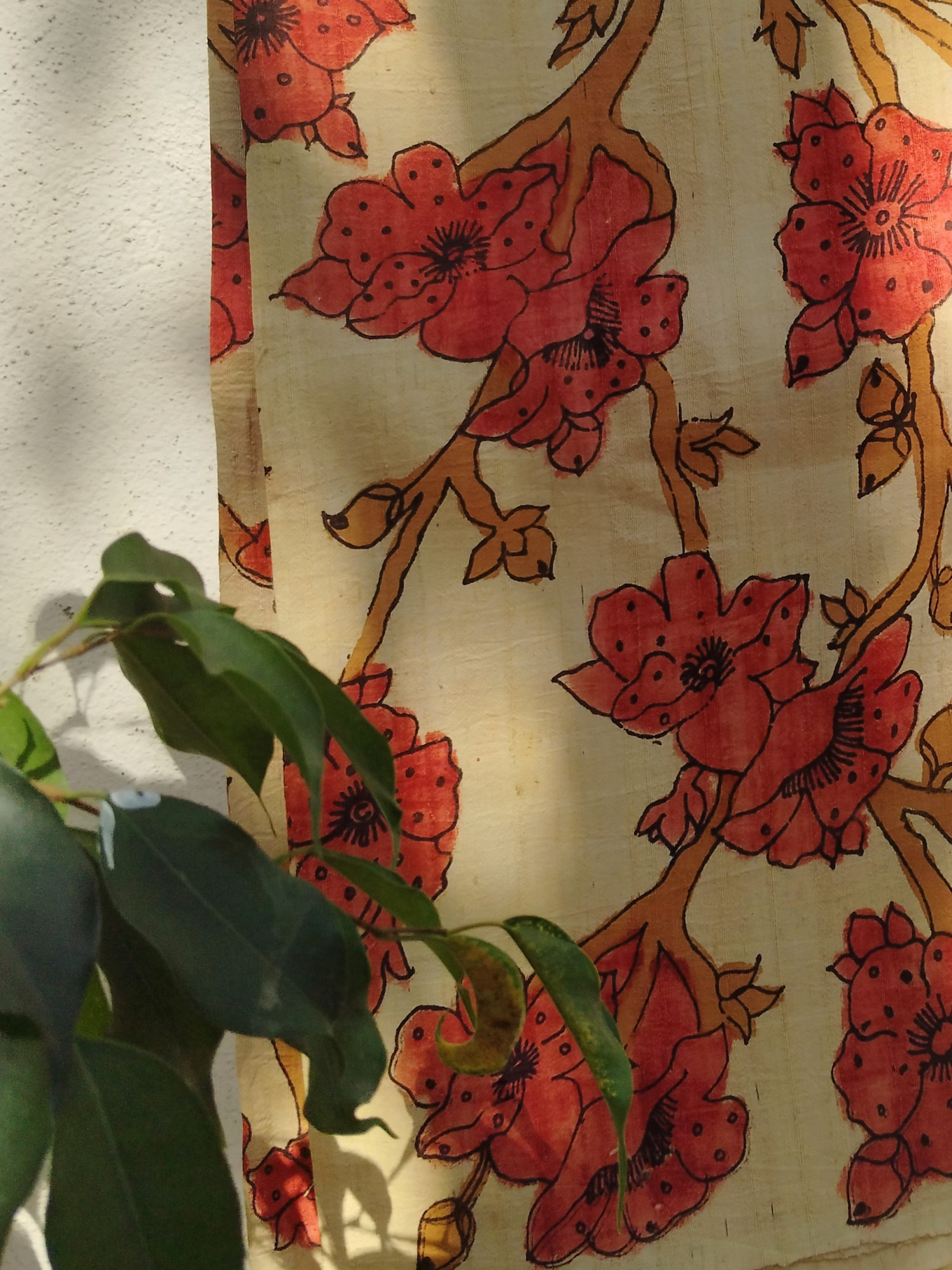 Kalamkari Silk Fabric