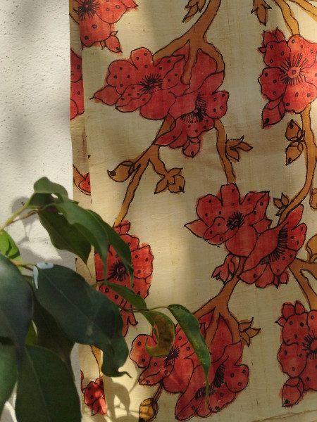 Kalamkari Silk Fabric