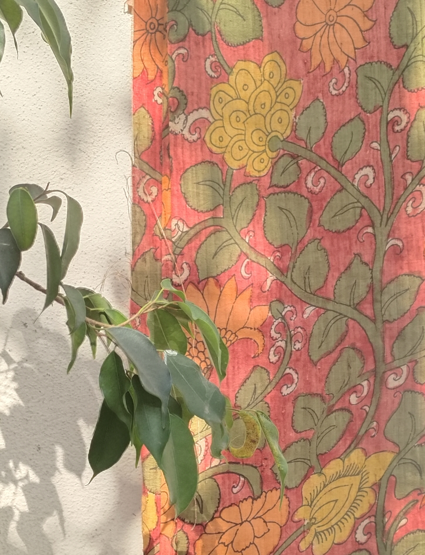 Kalamkari Silk Fabric