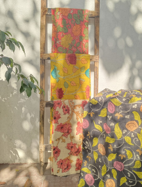 Kalamkari Silk Fabric