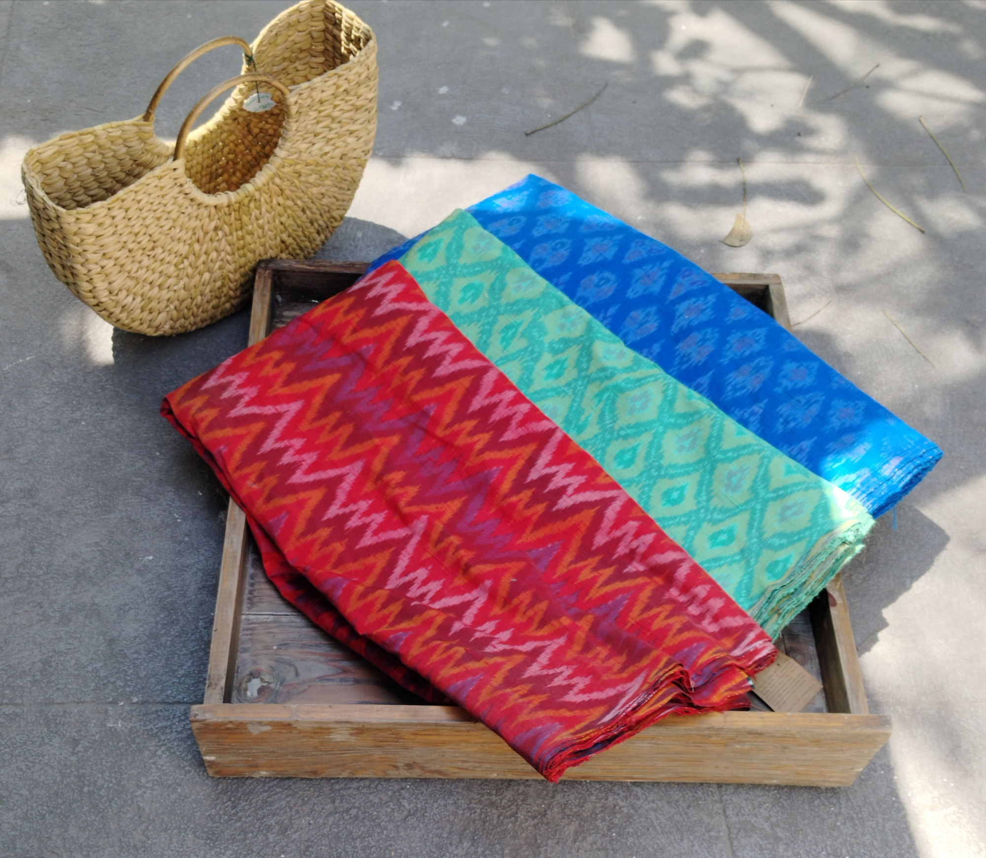 Ikat Silk Fabric