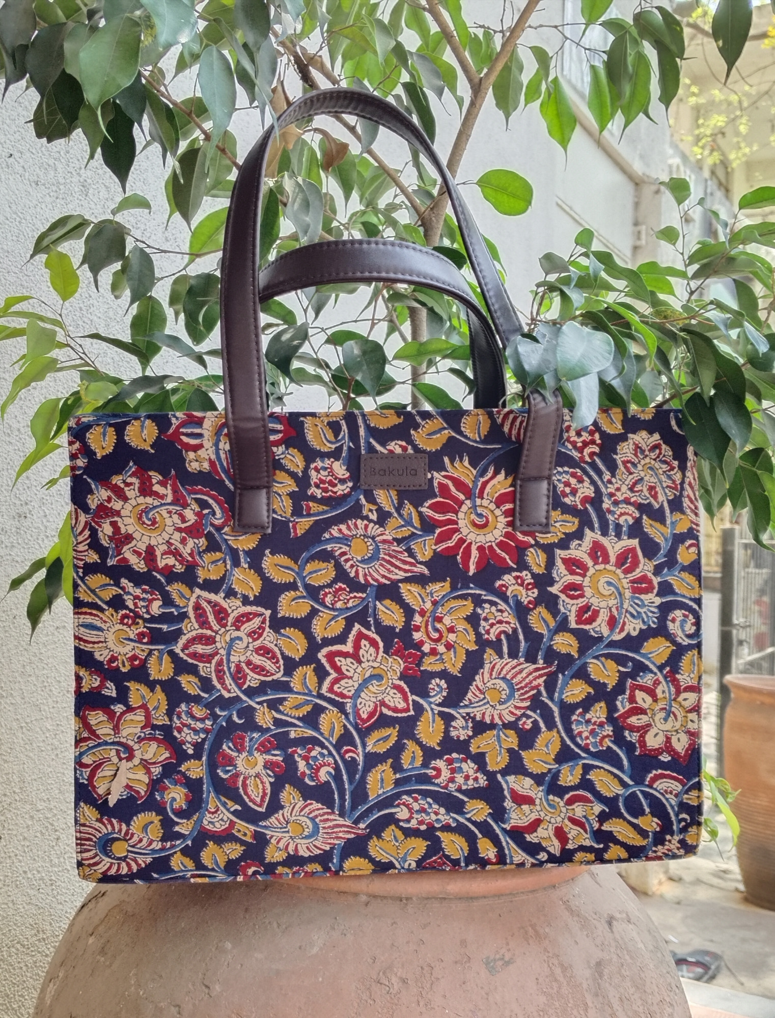 Fabric Box Tote Bag