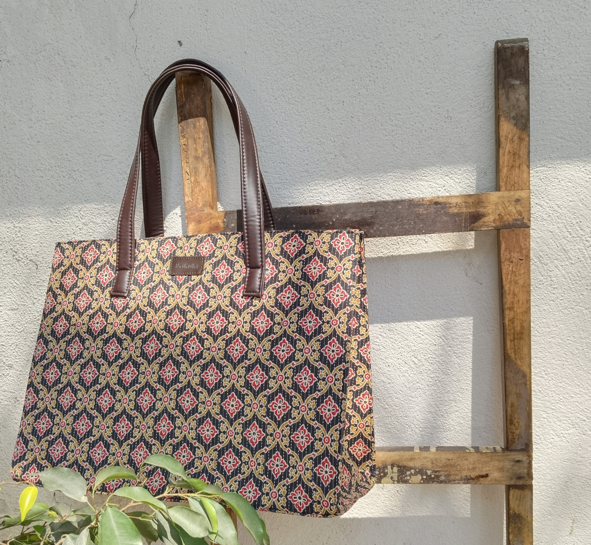 Fabric Box Tote Bag