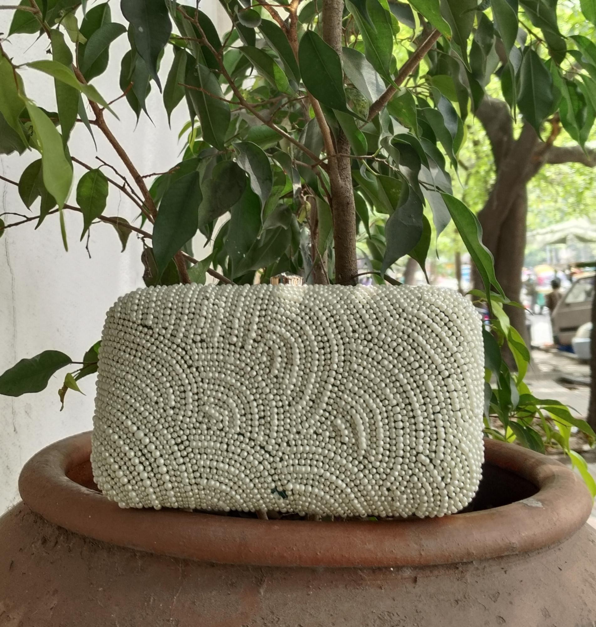 Hand Embroidery clutch