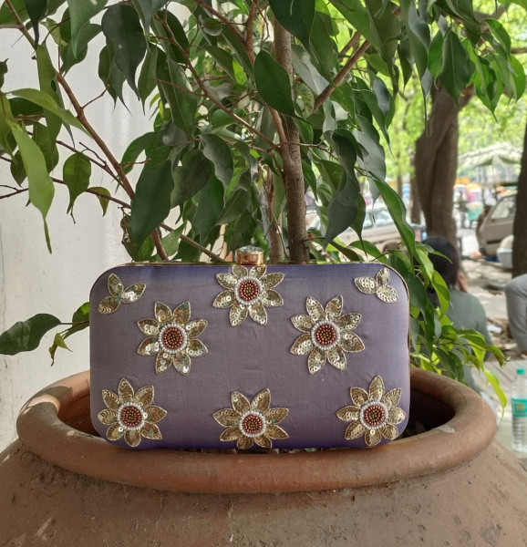 Hand Embroidery clutch