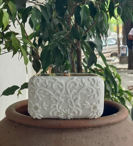 Hand Embroidery clutch