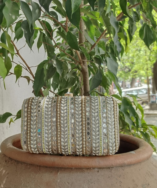 Hand Embroidery clutch