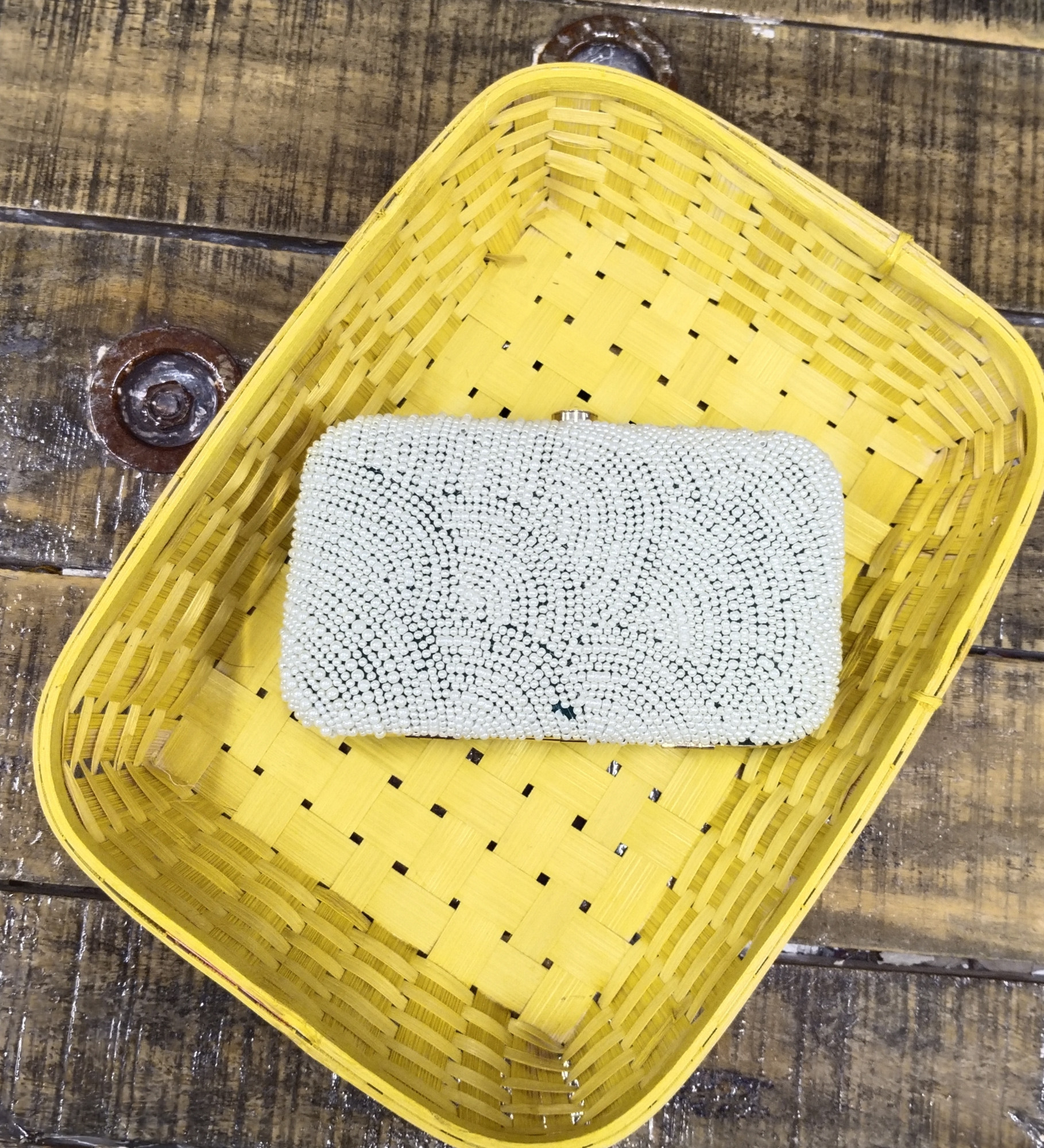 Hand Embroidery clutch