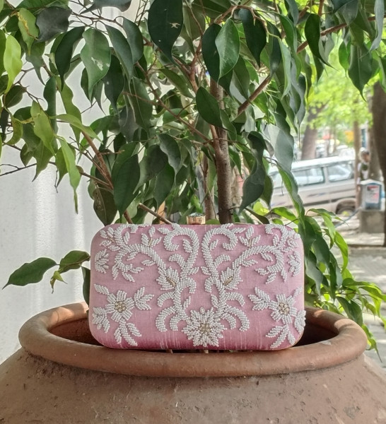 Hand Embroidery clutch