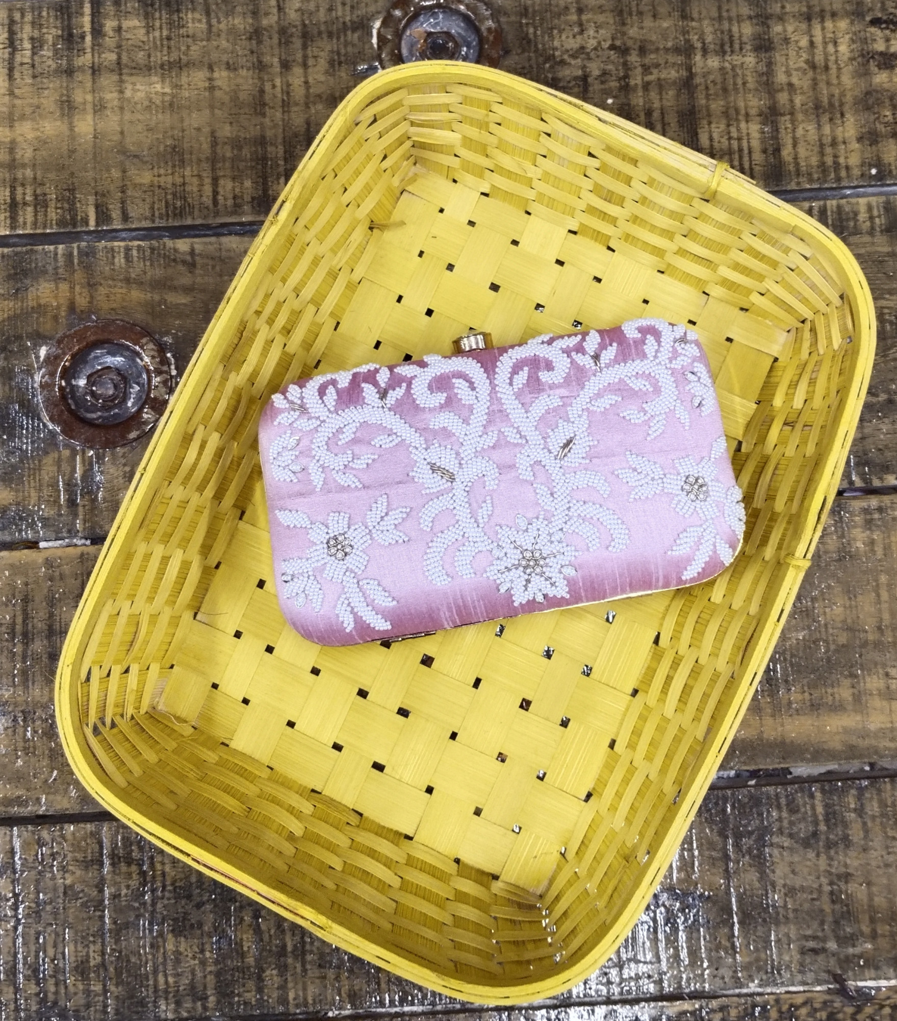 Hand Embroidery clutch