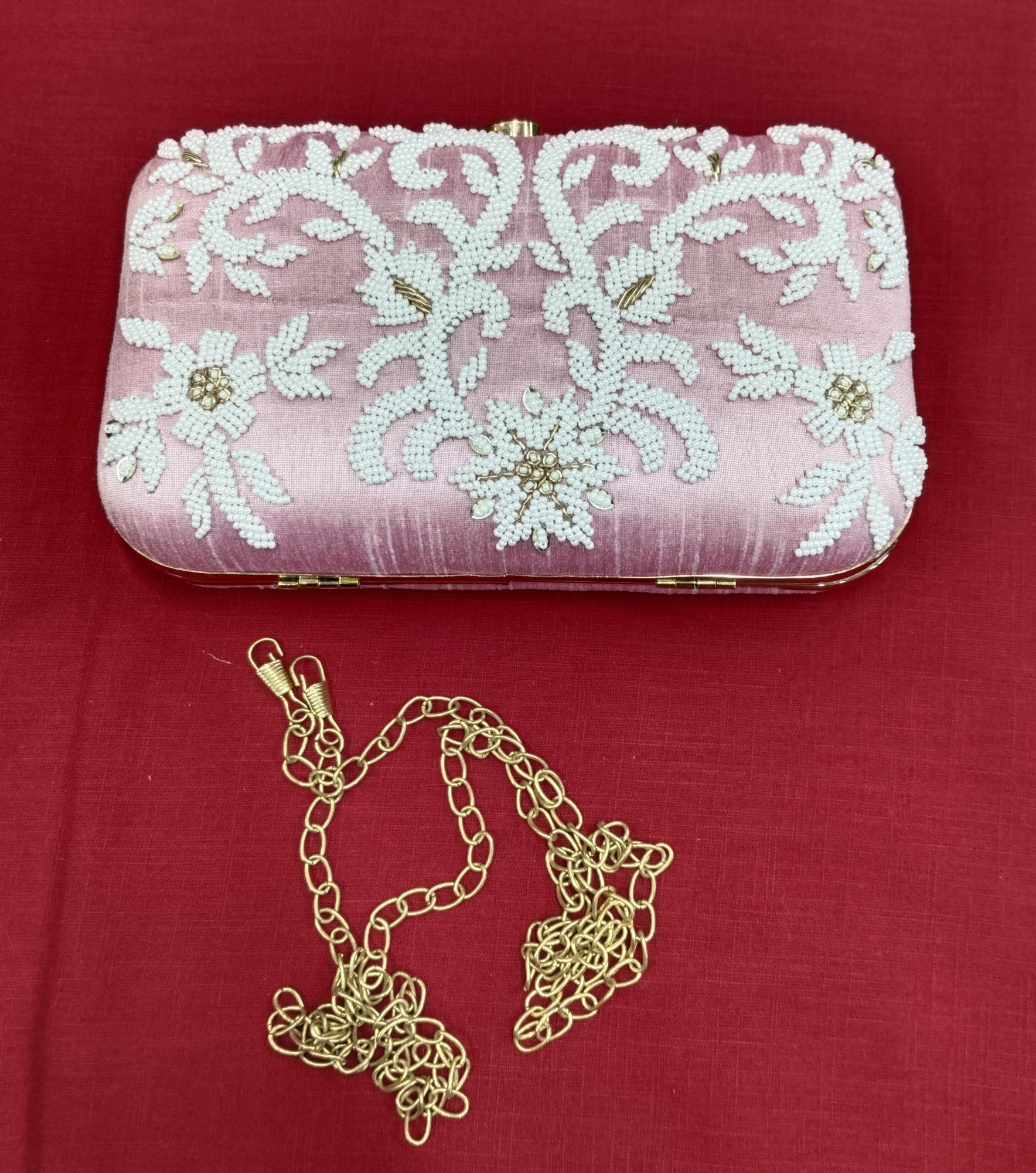 Hand Embroidery clutch