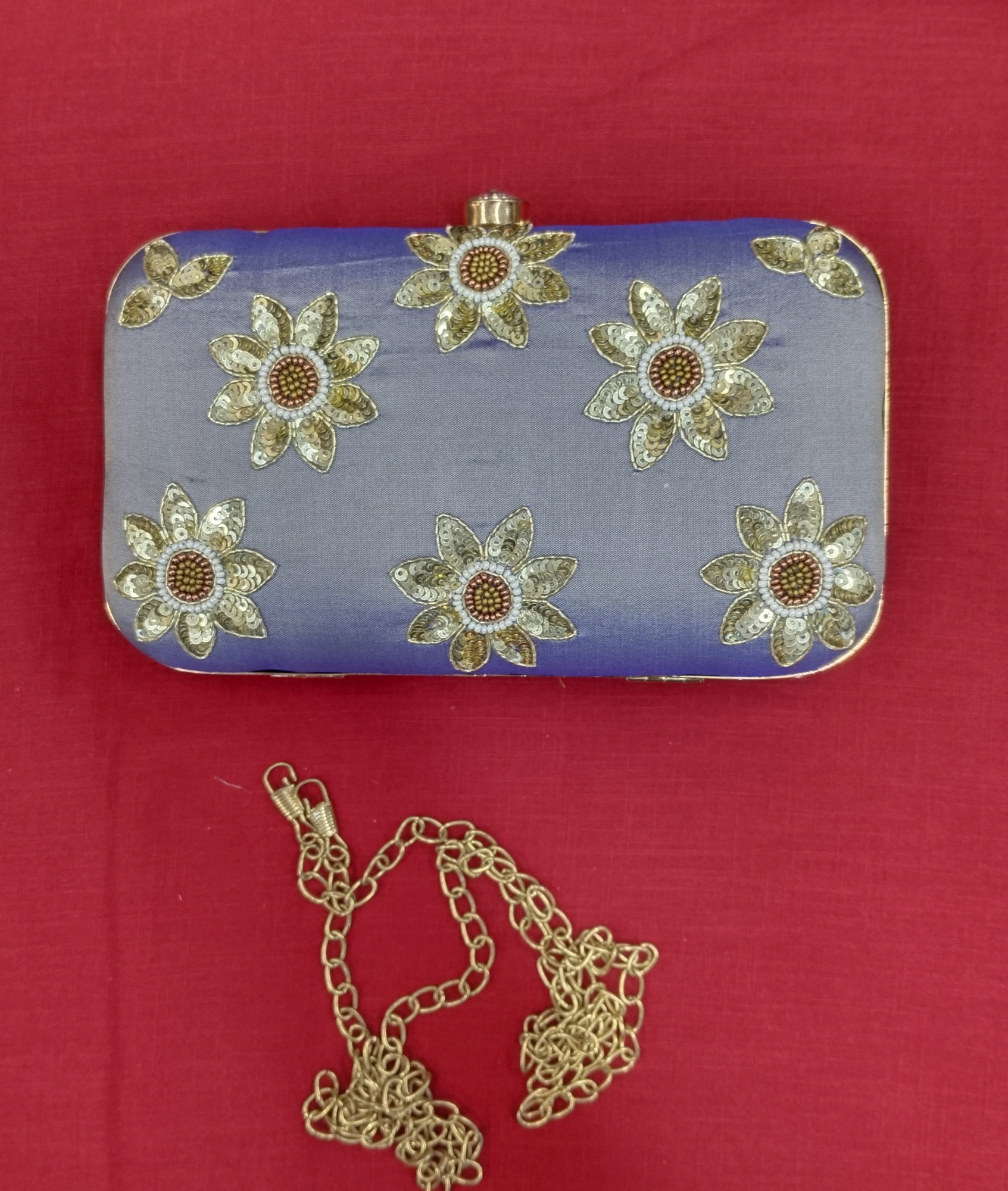 Hand Embroidery clutch