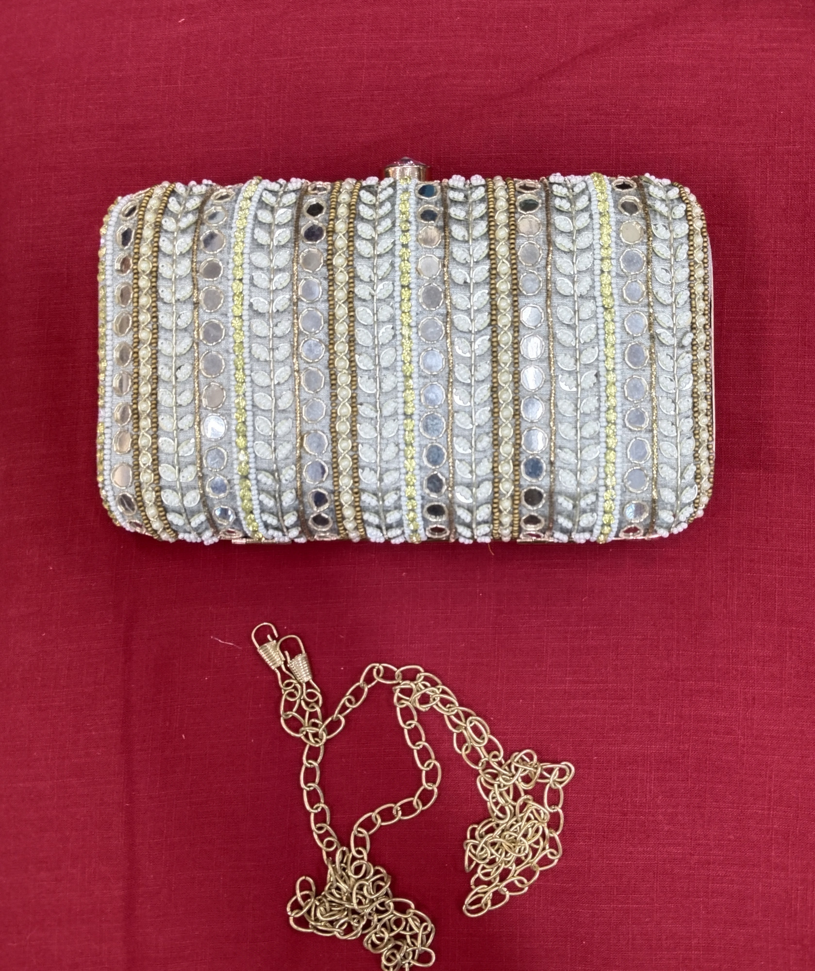 Hand Embroidery clutch