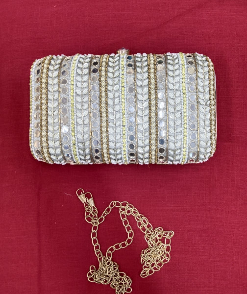 Hand Embroidery clutch