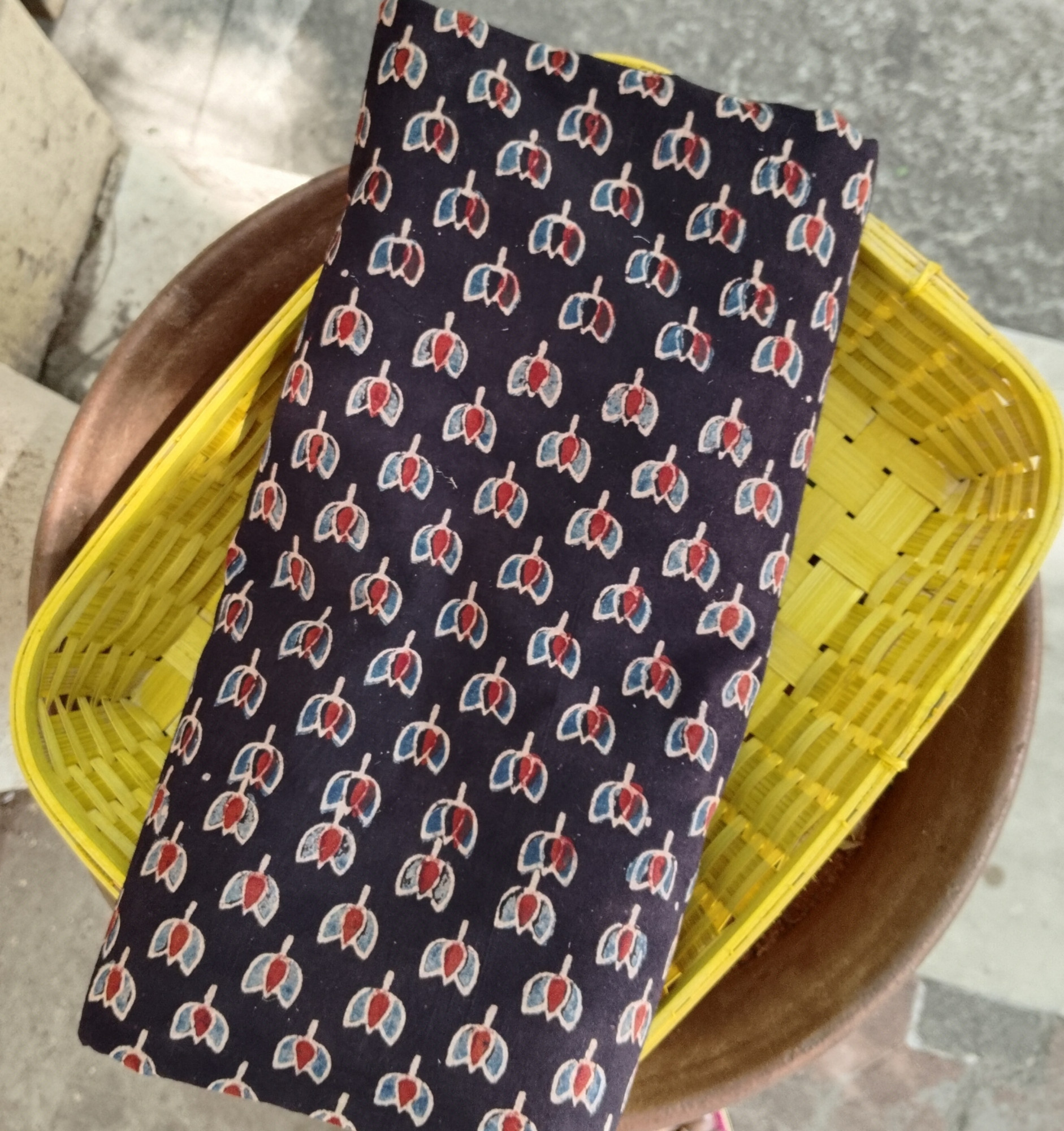 Ajrakh Print Cotton Fabric