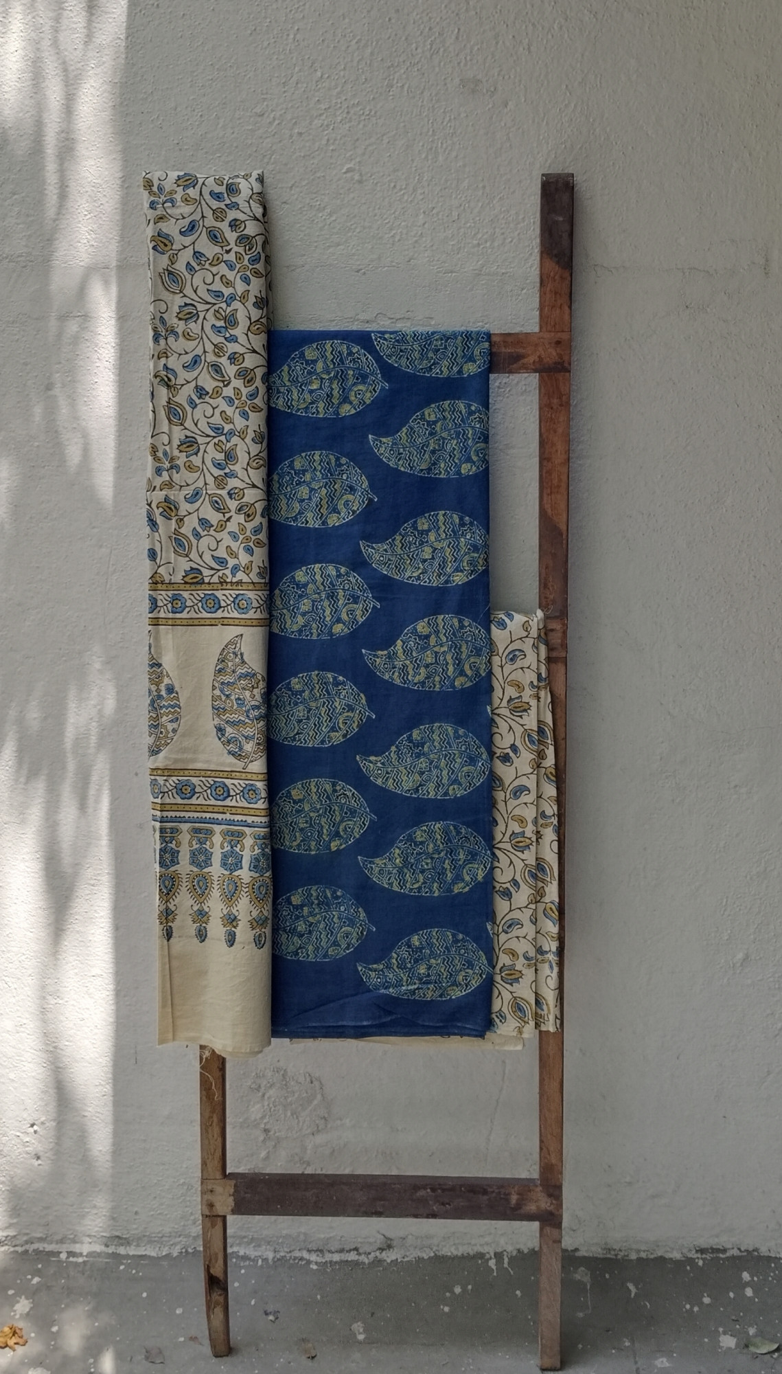 Ajrakh Handblock Cotton Unstitched Dress Material