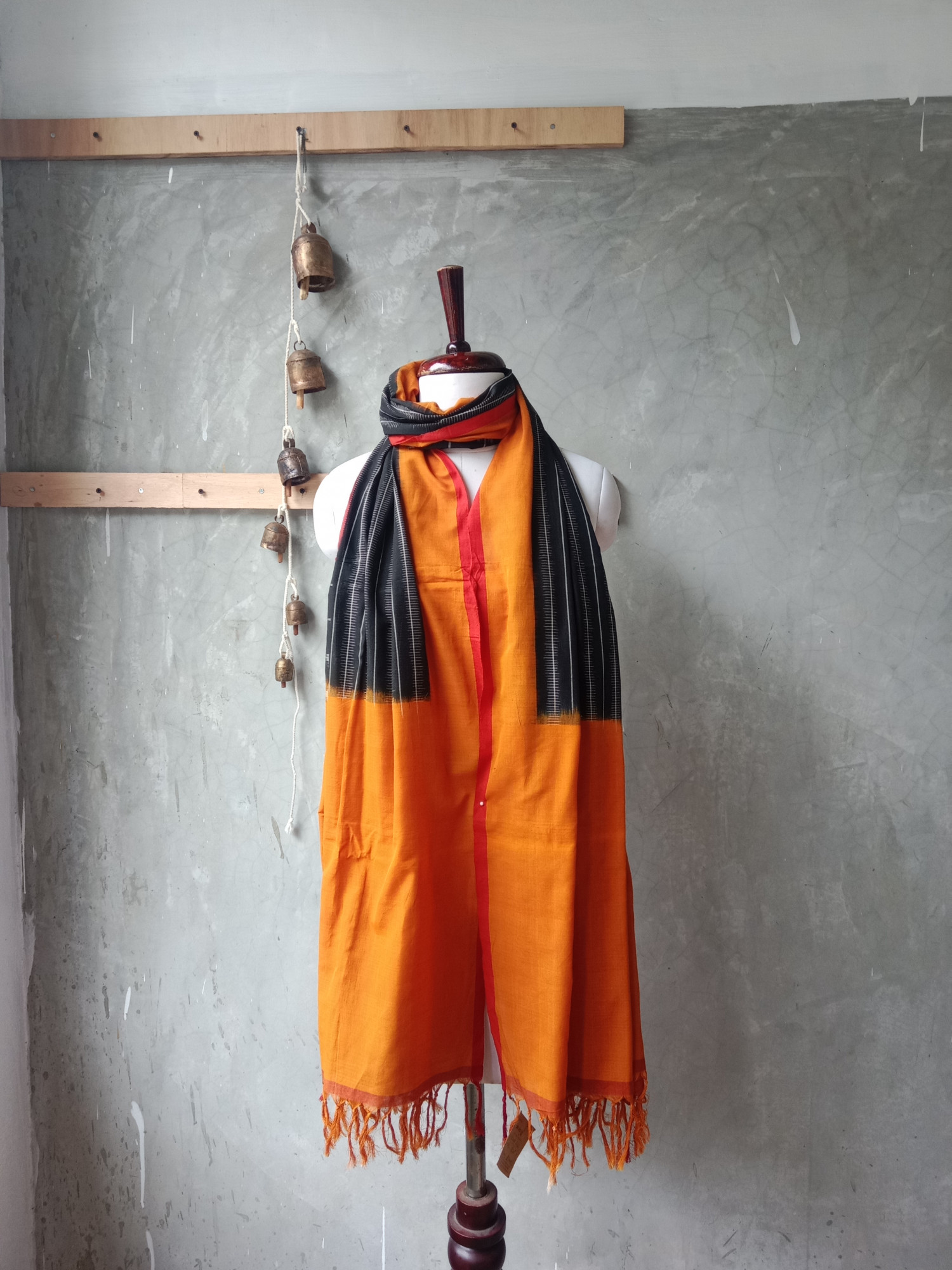 Modal Silk Block Print Dupatta