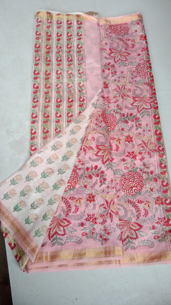 Maheshwari Handblock saree