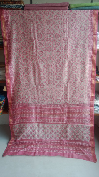 Maheshwari Handblock saree