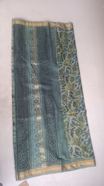 Maheshwari Handblock saree