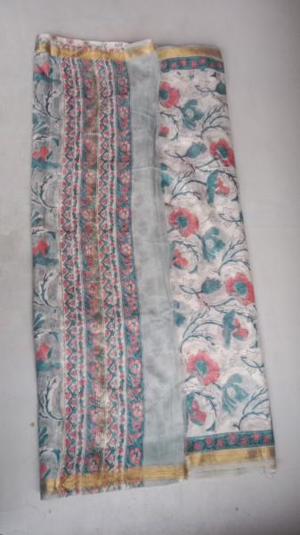 Maheshwari Handblock saree