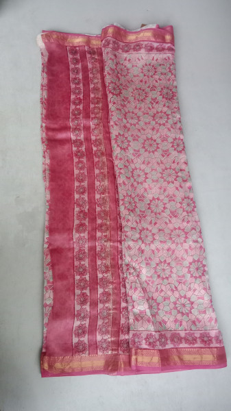 Maheshwari Handblock saree