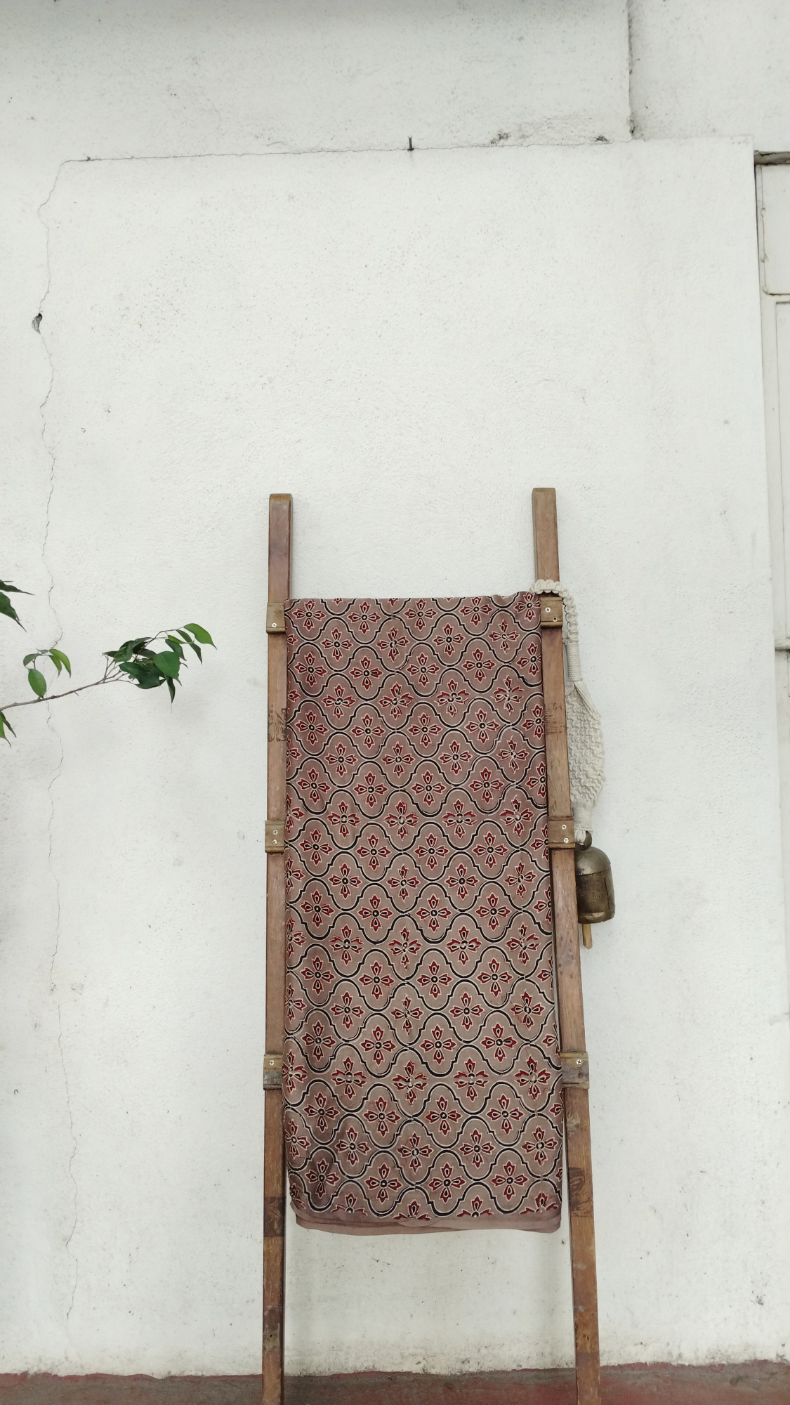 Modal Silk Ajrak Blockprint Fabric