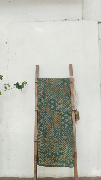 Modal Silk Ajrak Blockprint Fabric