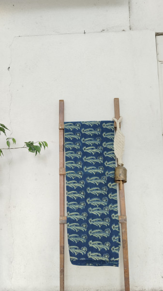 Cotton Blockprint Ajrak Fabric