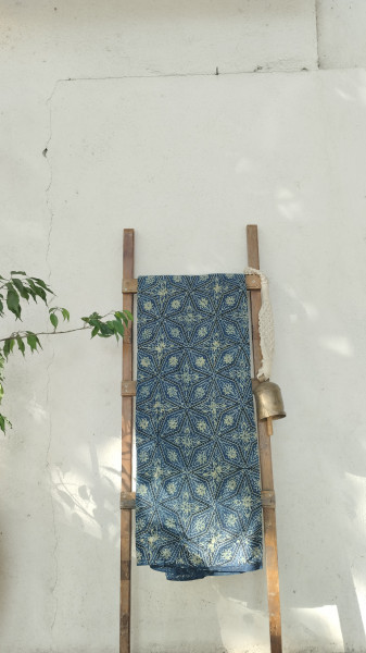 Cotton Blockprint Ajrak Fabric