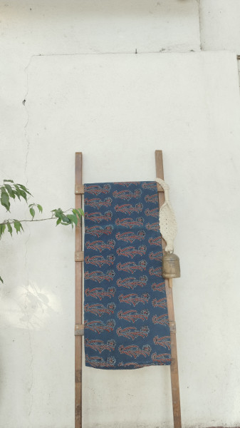 Cotton Blockprint Ajrak Fabric