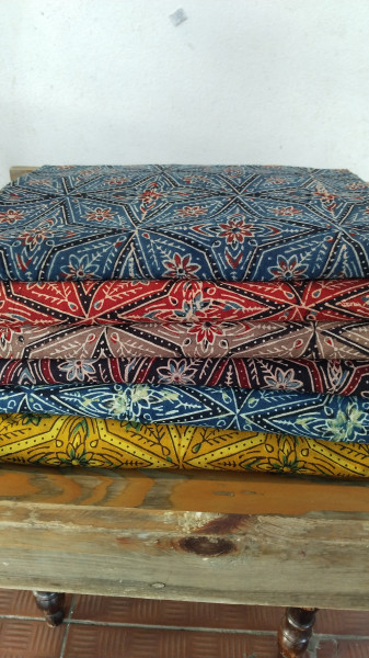 Cotton Blockprint Ajrak Fabric