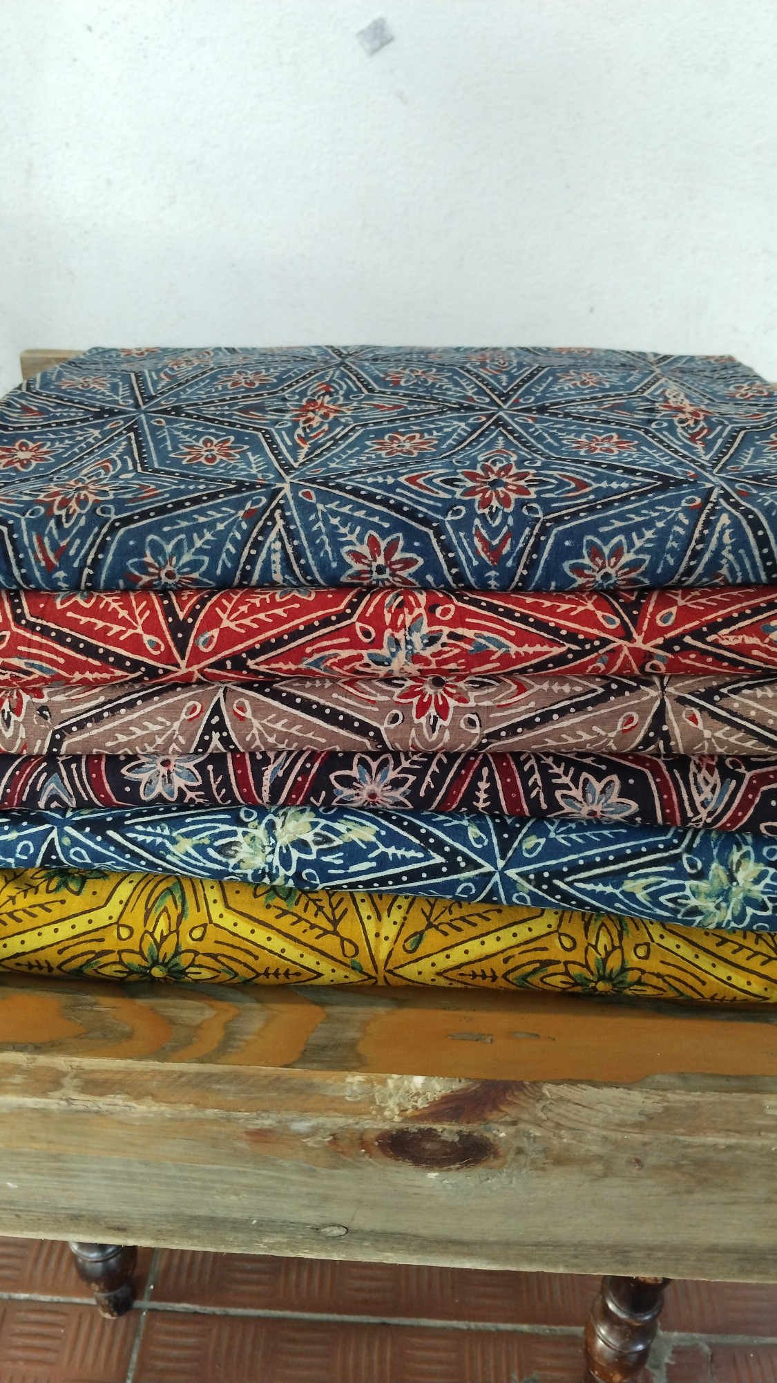 Cotton Blockprint Ajrak Fabric