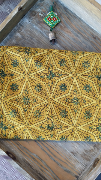 Cotton Blockprint Ajrak Fabric