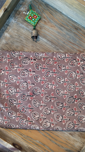 Cotton Blockprint Ajrak Fabric