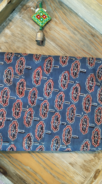 Cotton Blockprint Ajrak Fabric