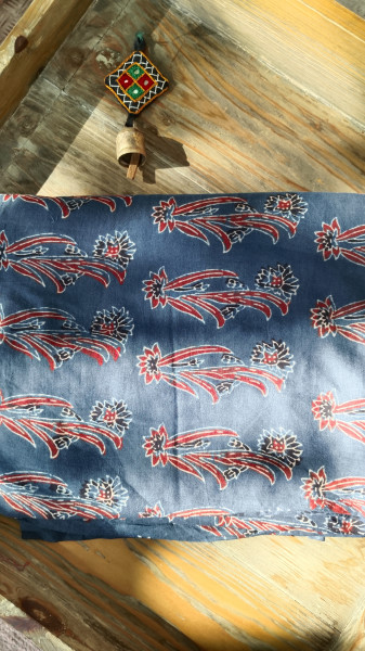 Cotton Blockprint Ajrak Fabric