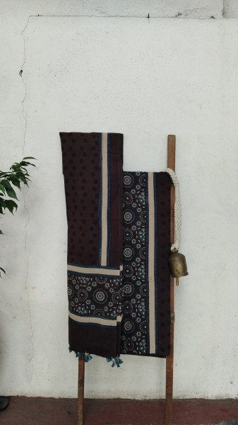 Ajrak BlockPrint Cotton Dress Material