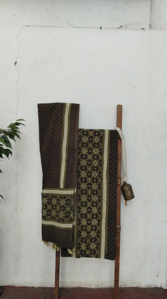 Ajrak BlockPrint Cotton Dress Material