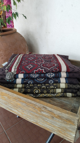 Ajrak BlockPrint Cotton Dress Material