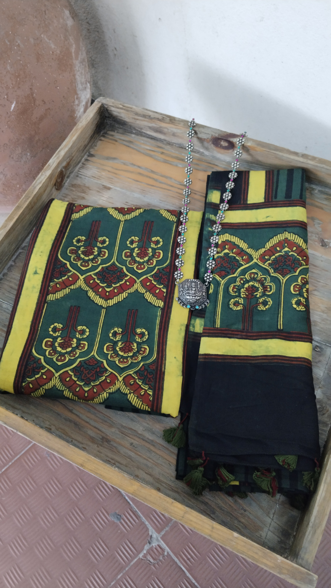 Ajrak BlockPrint Cotton Dress Material