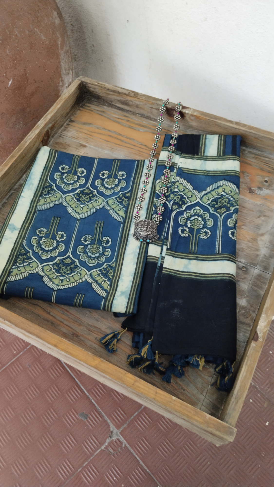 Ajrak BlockPrint Cotton Dress Material